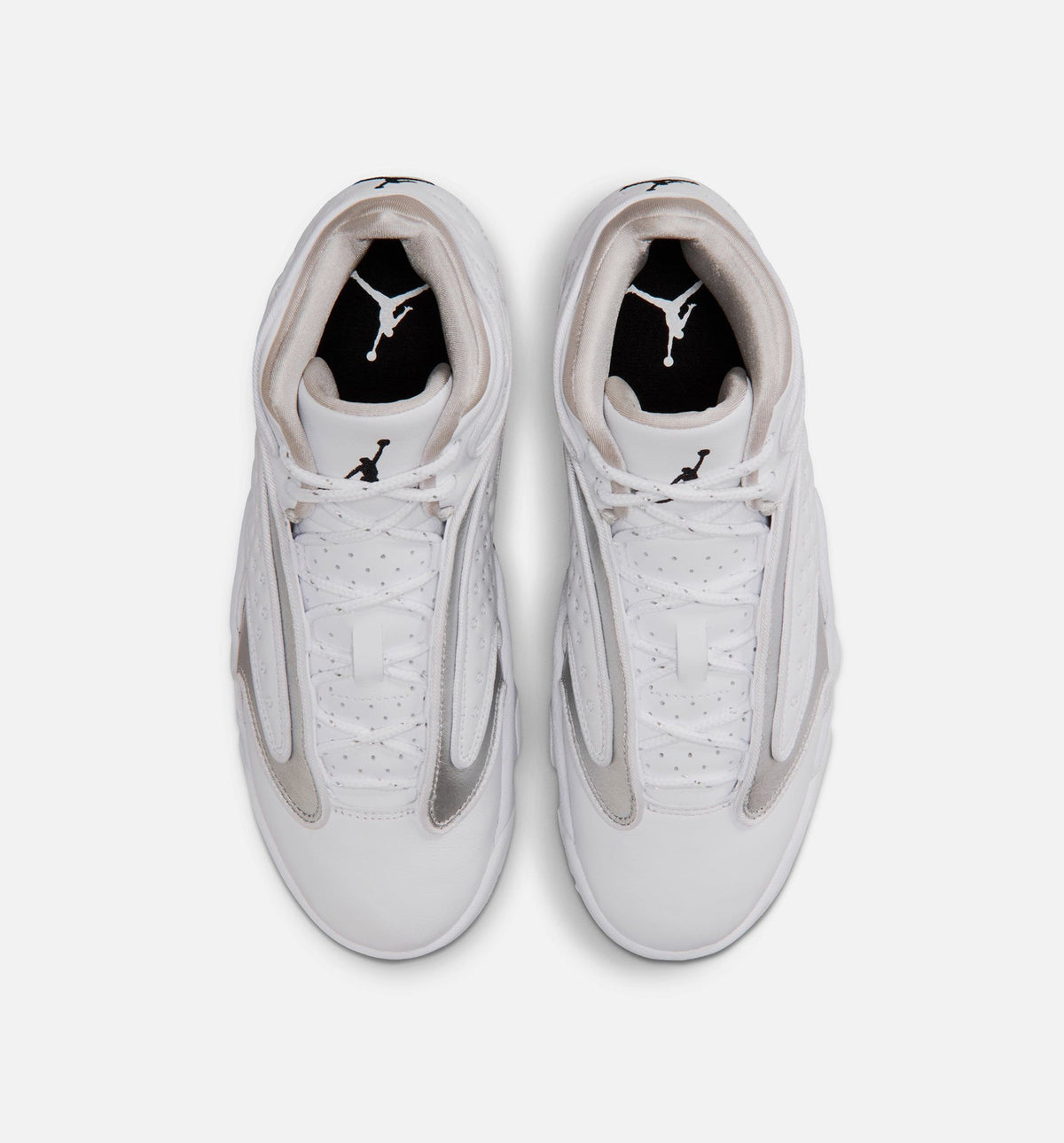 Air Jordan OG Women's Sneakers - White / Black / Metallic Silver