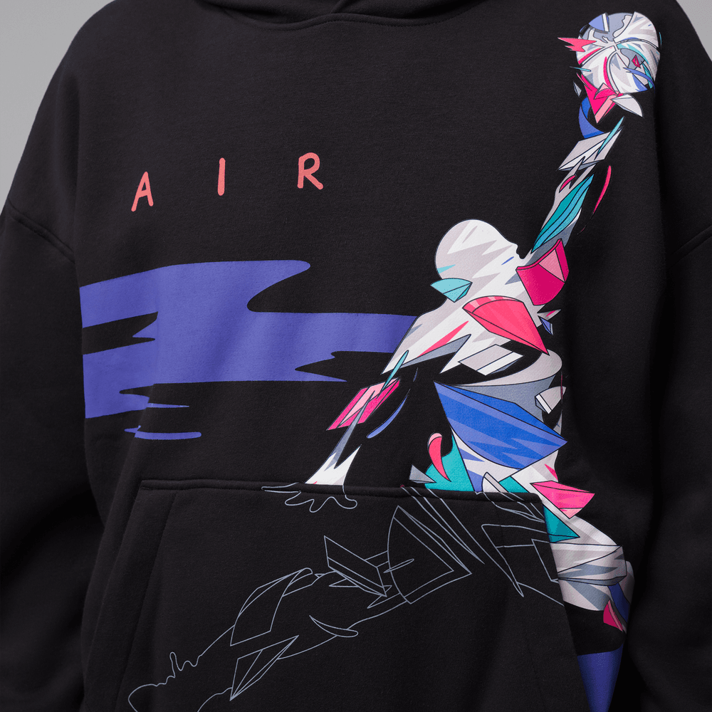 Air Jordan Brooklyn Fleece Oversized Graphic Pullover Hoodie