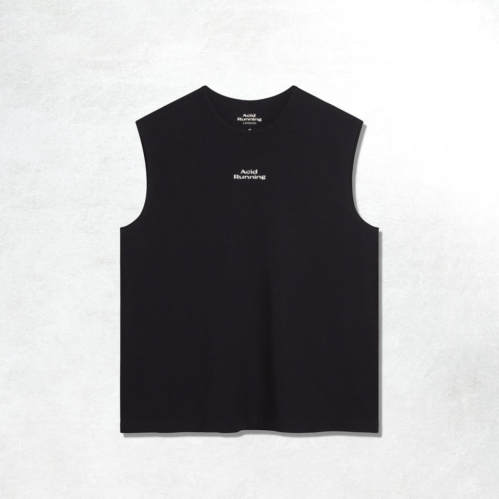 Acid Running Logo Tank - Black