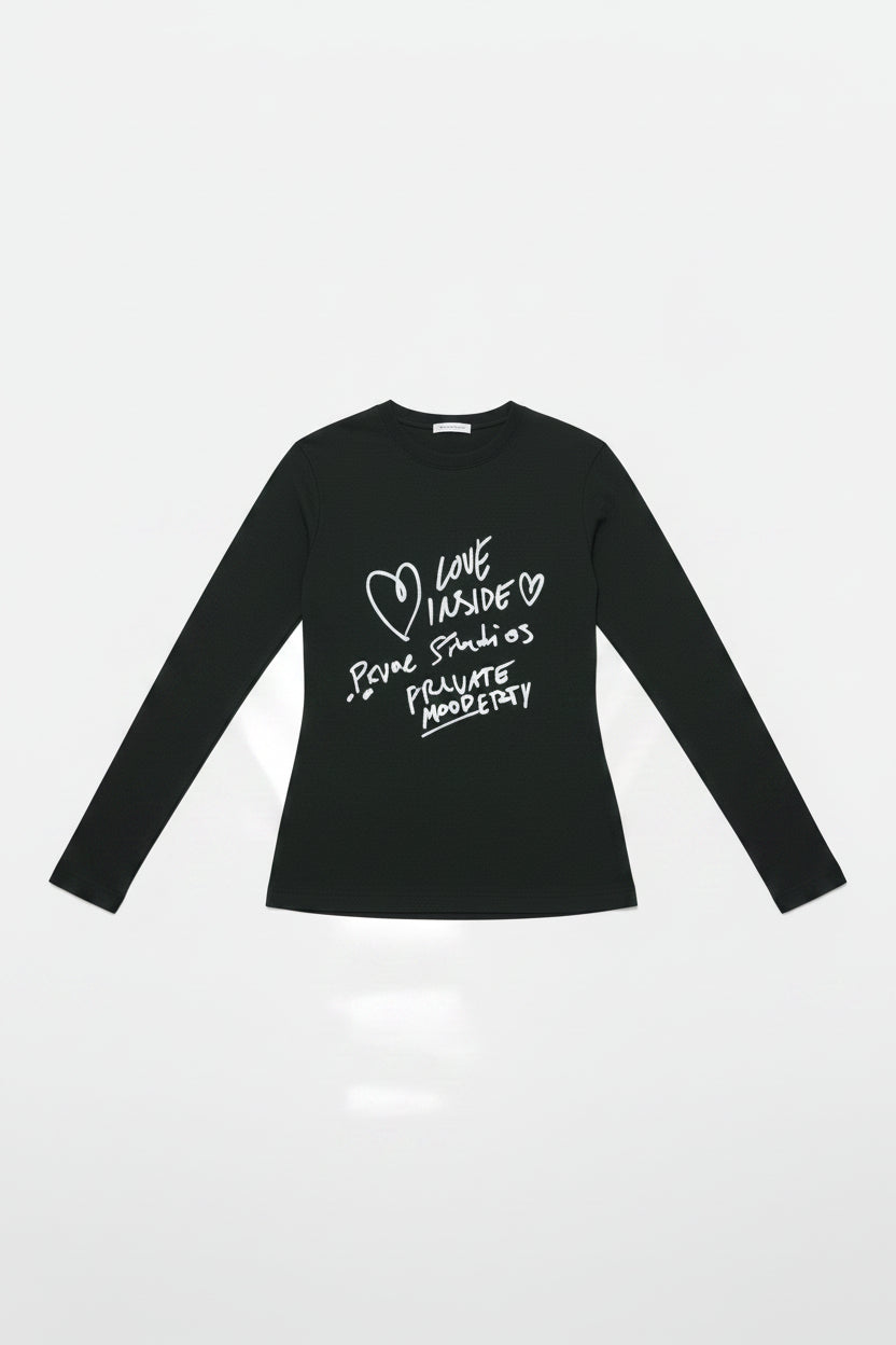acne studios Graphic t-shirt black graphic tee