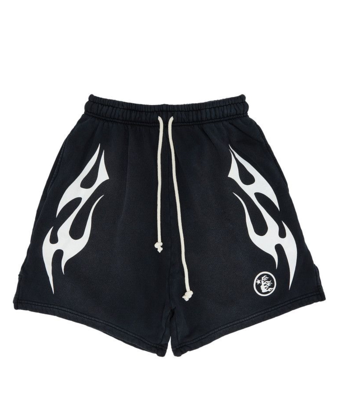 Hellstar Flame Shorts White