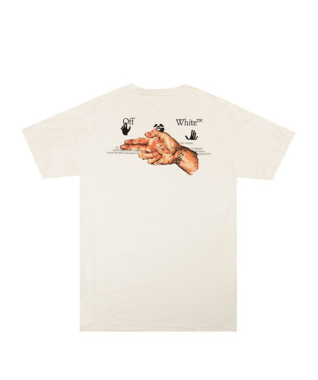Off-White Pascal Print Slim T-Shirt White