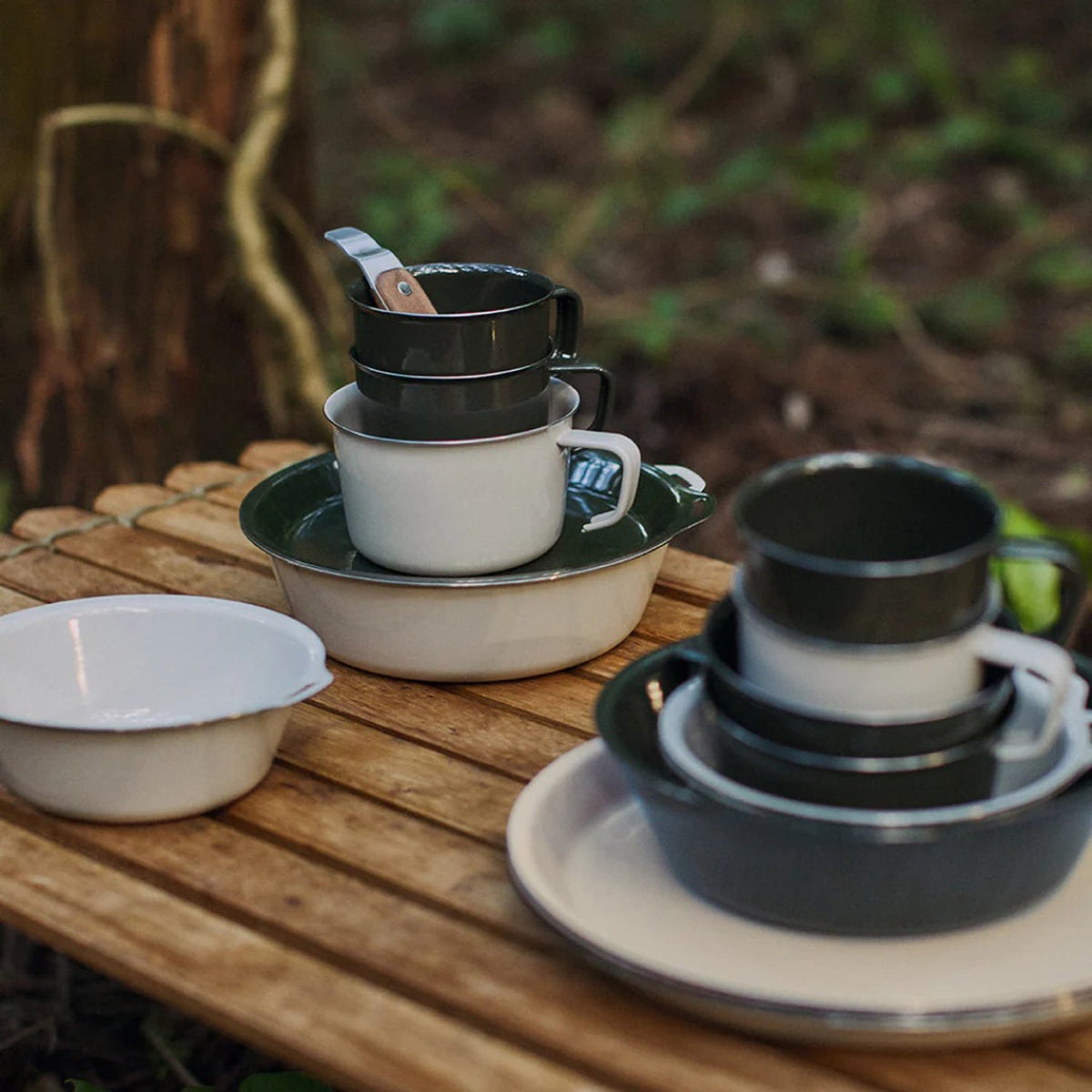 Kinto Foris Wide Mug 400ml: Ash Green