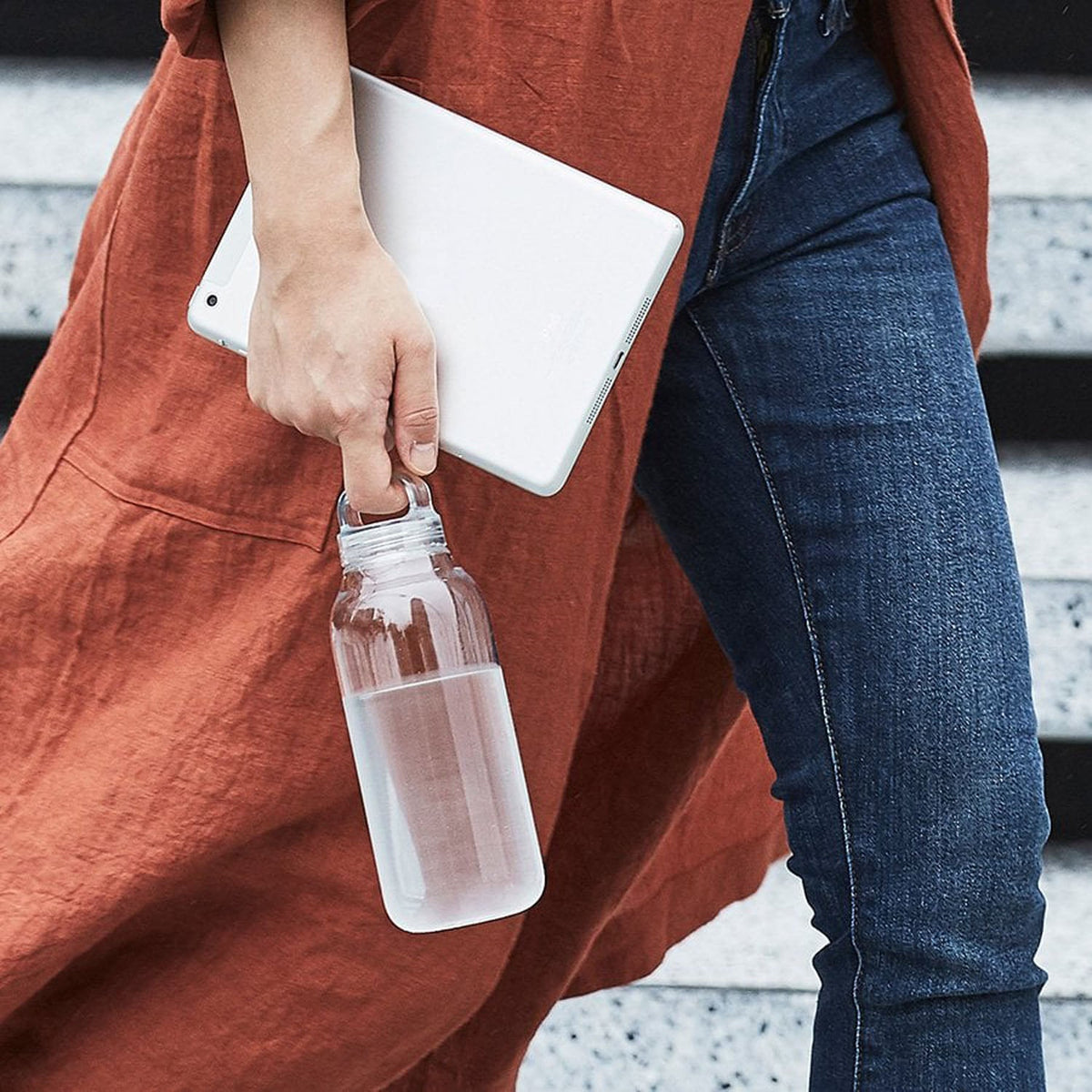 Kinto Water Bottle 500ml: Clear