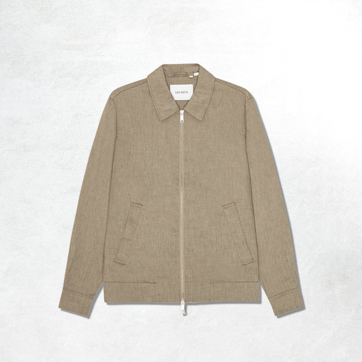 Les Deux Como Coach Slub Jacket: Lichen Green