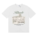 Rhude International Regatta Team Vintage Photo Print Oversized T‑Shirt