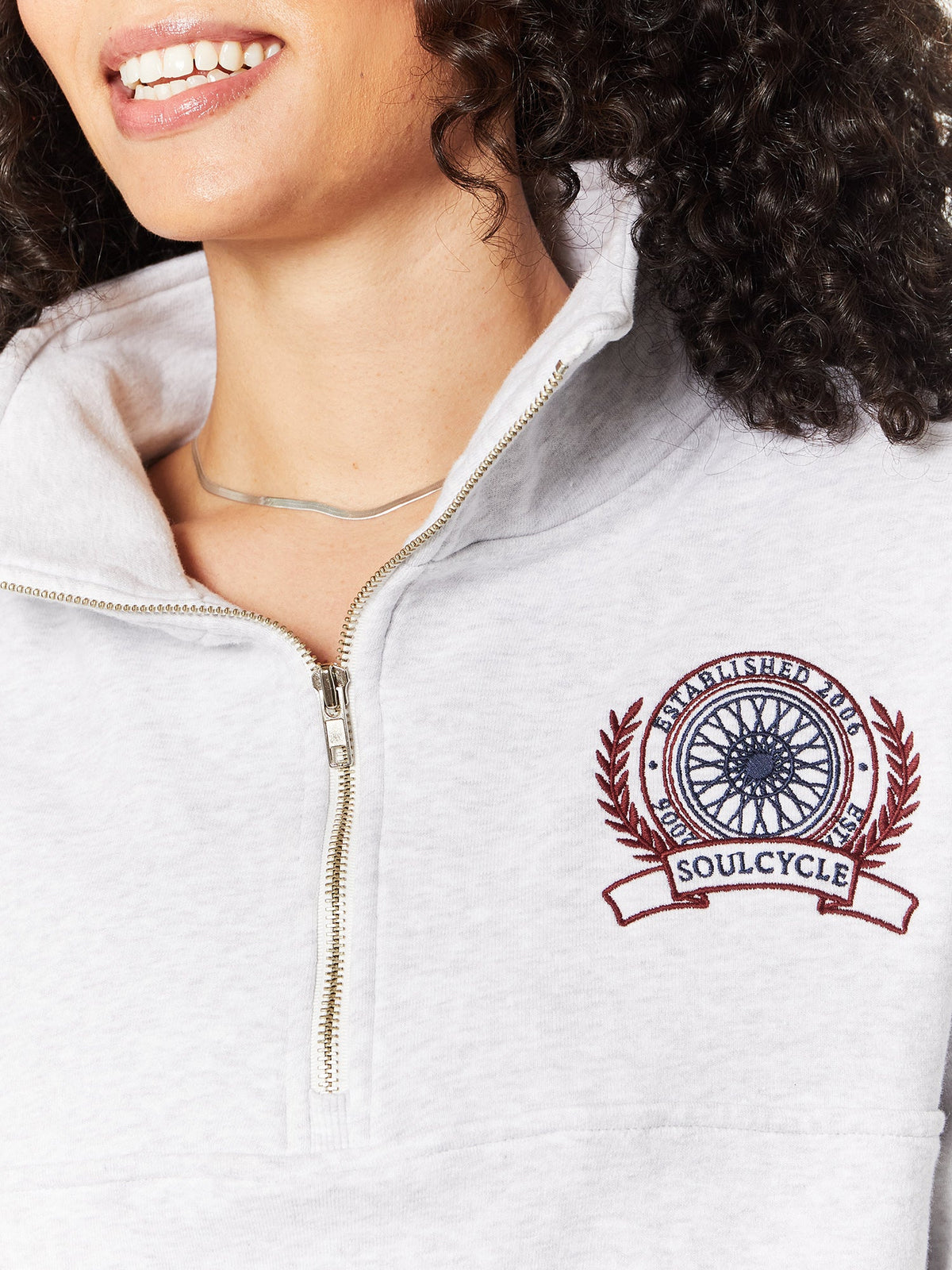 KATIE QUARTER ZIP CREST