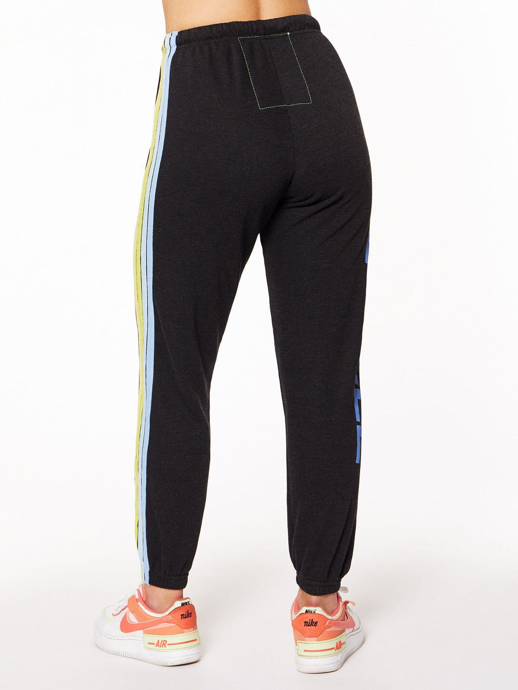 4 STRIPE  SWEATPANTS BLACK