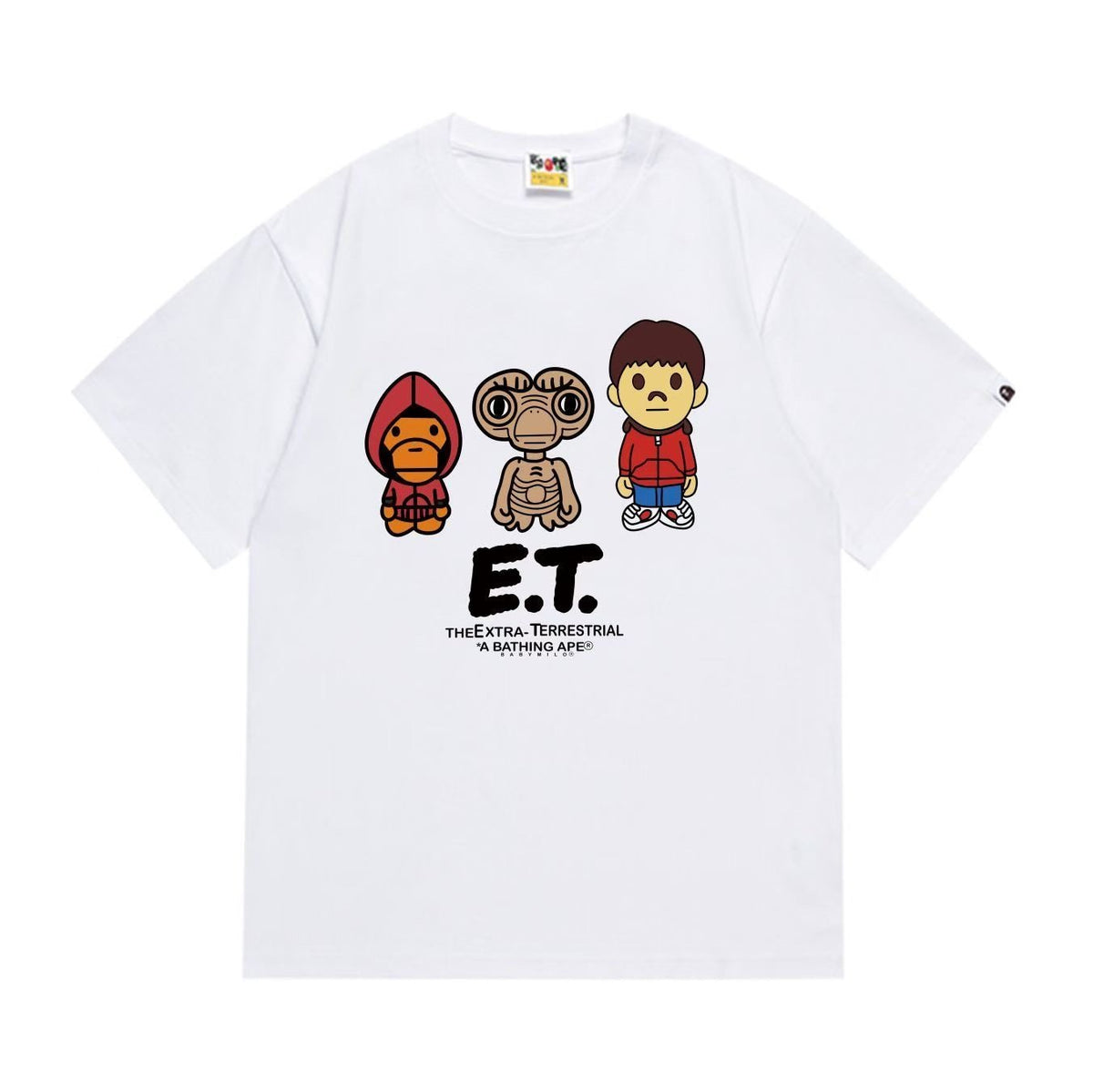 BAPE E.T. Character Graphic Short-Sleeve T-Shirt