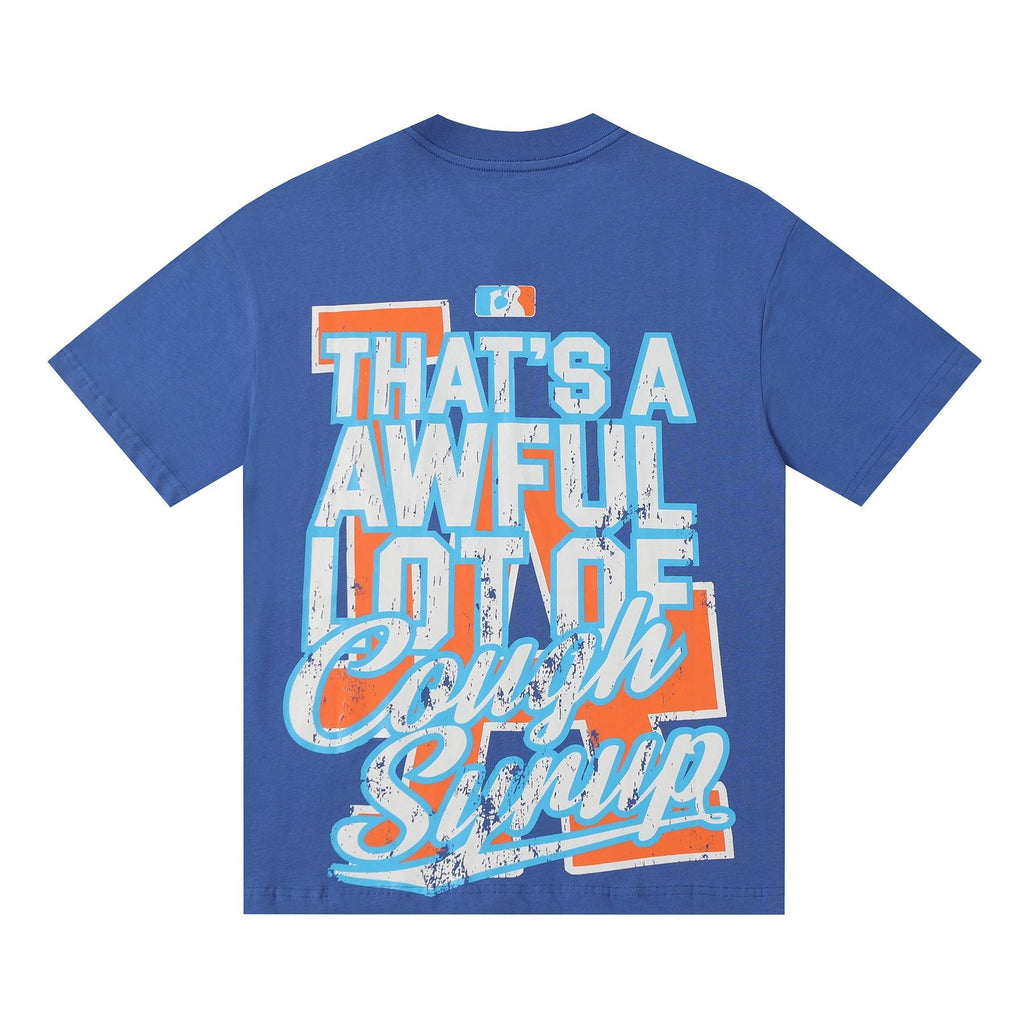 THAT'S A AWFUL LOT OF COUGH SYRUP Front & Back Graphic Short-Sleeve T-Shirt