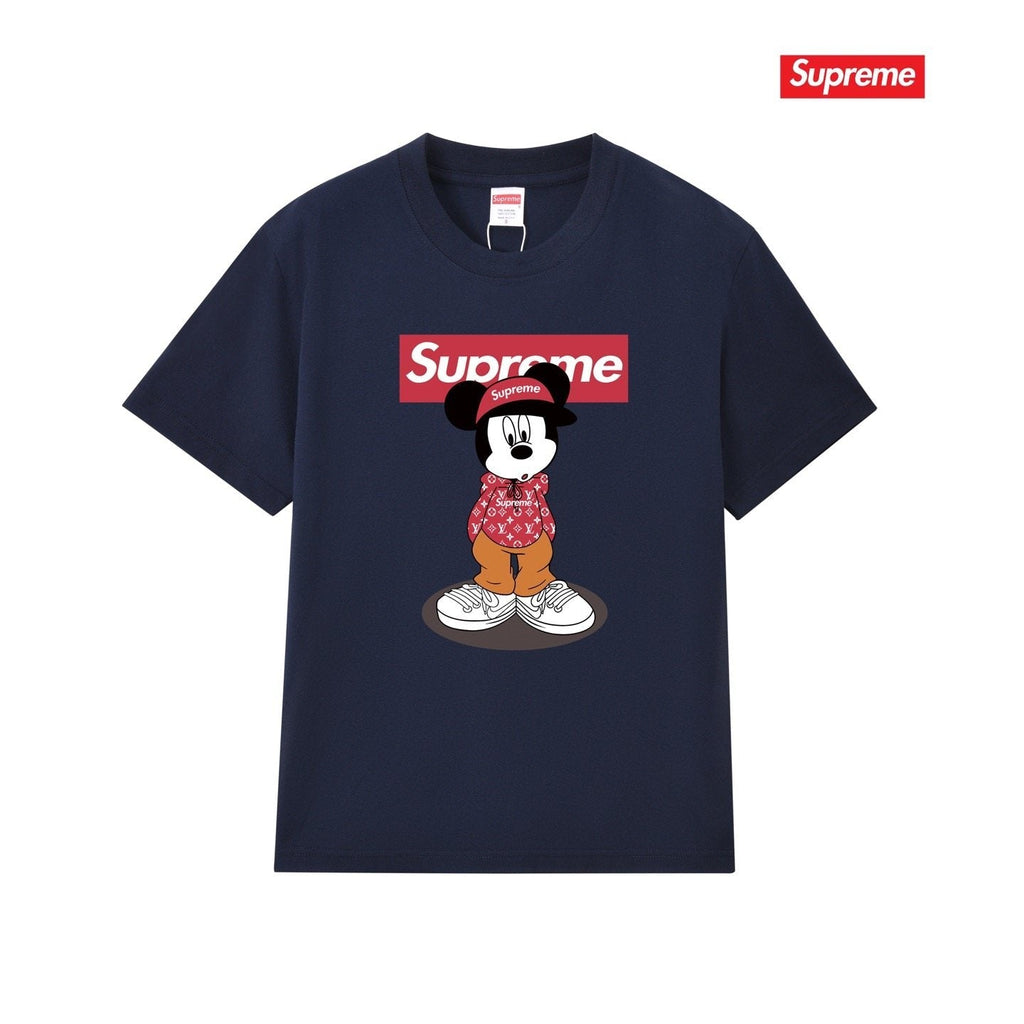 Supreme Mickey-Style Character Graphic T-Shirt