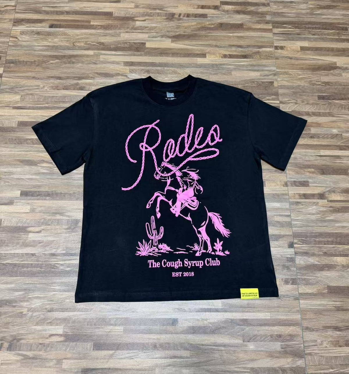 THAT'S A AWFUL LOT OF COUGH SYRUP Rodeo Graphic Short-Sleeve T-Shirt