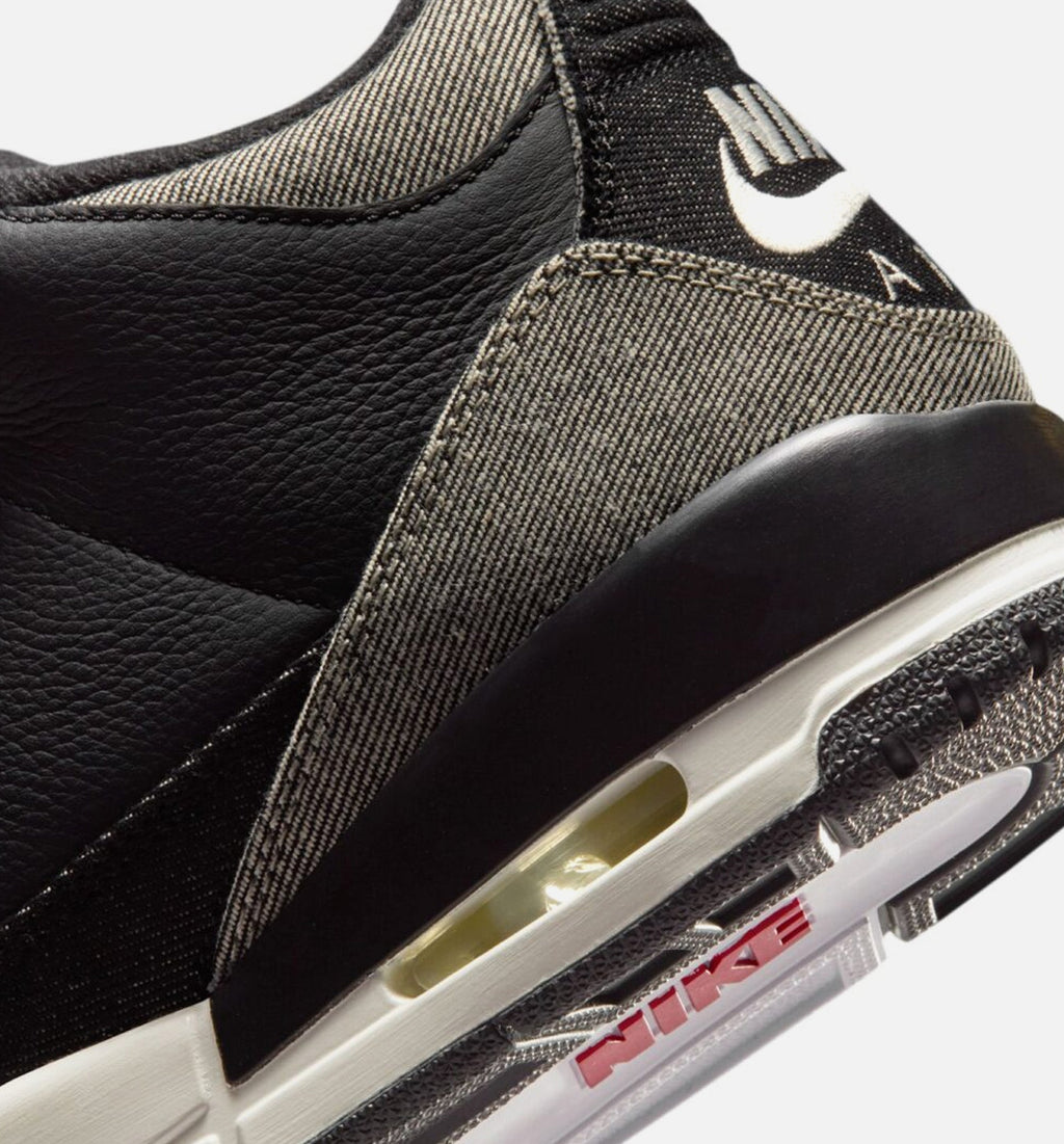 Air Jordan 3 x Levi's Men's Sneakers - Denim / Black / Gym Red