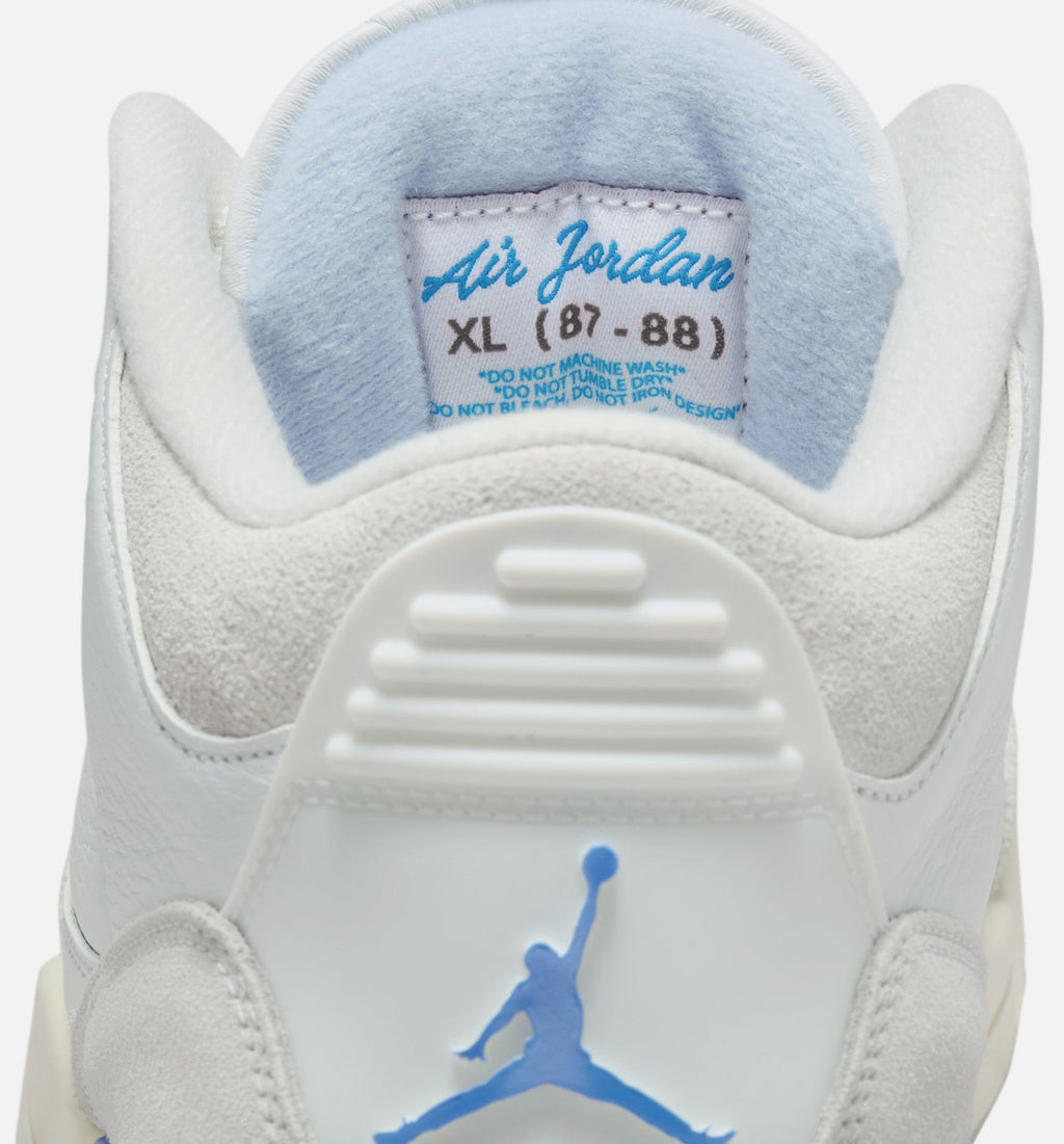 Air Jordan 3 Retro Lucky Shorts Men's Sneakers - Summit White / Hydrogen Blue / Legend Blue