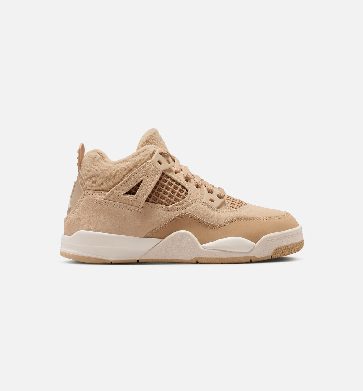 Air Jordan 4 Retro Cozy Girl Preschool Lifestyle Shoes - Hemp/Light Wood Brown