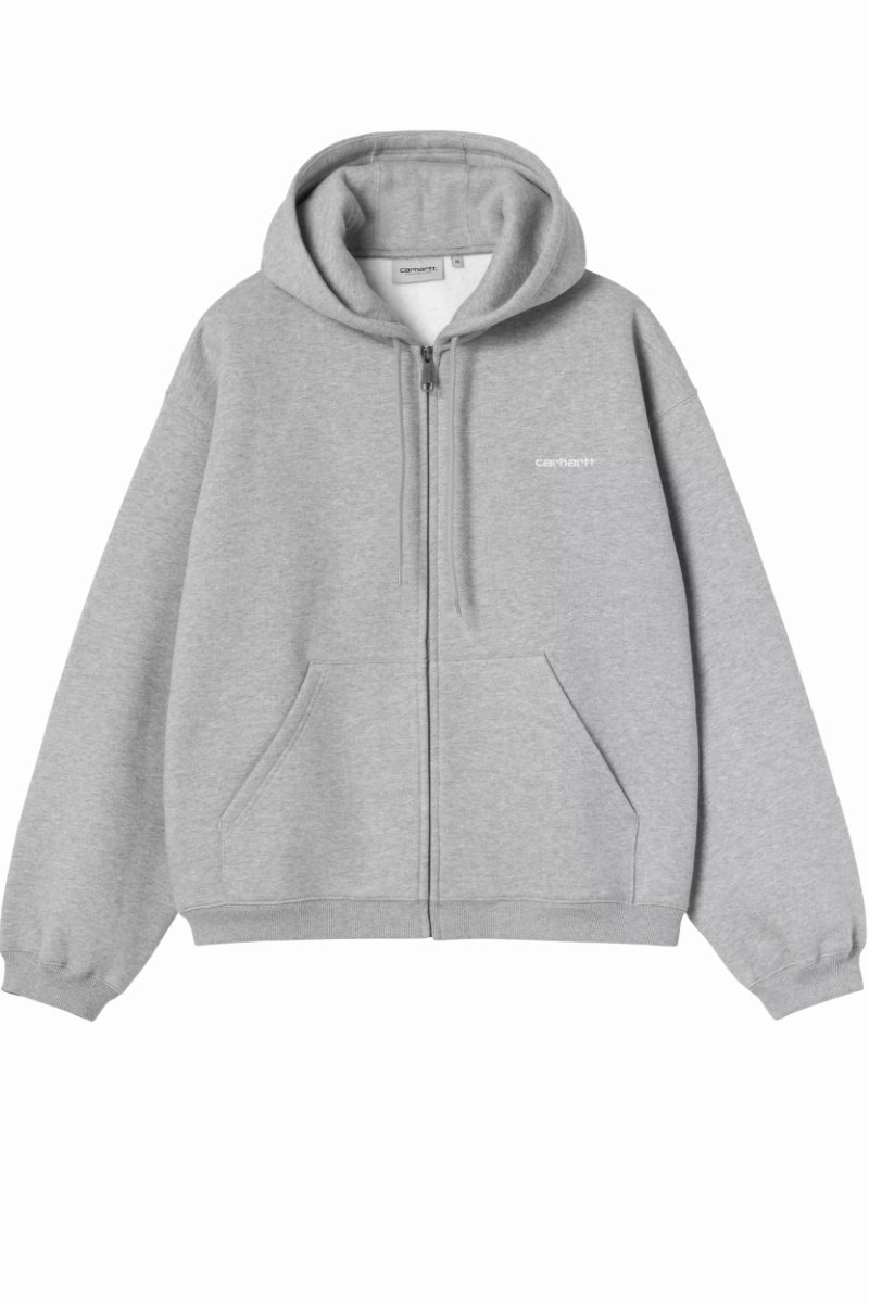 CARHARTT WIP HOODED EBBERT JACKET Grey Heather / White
