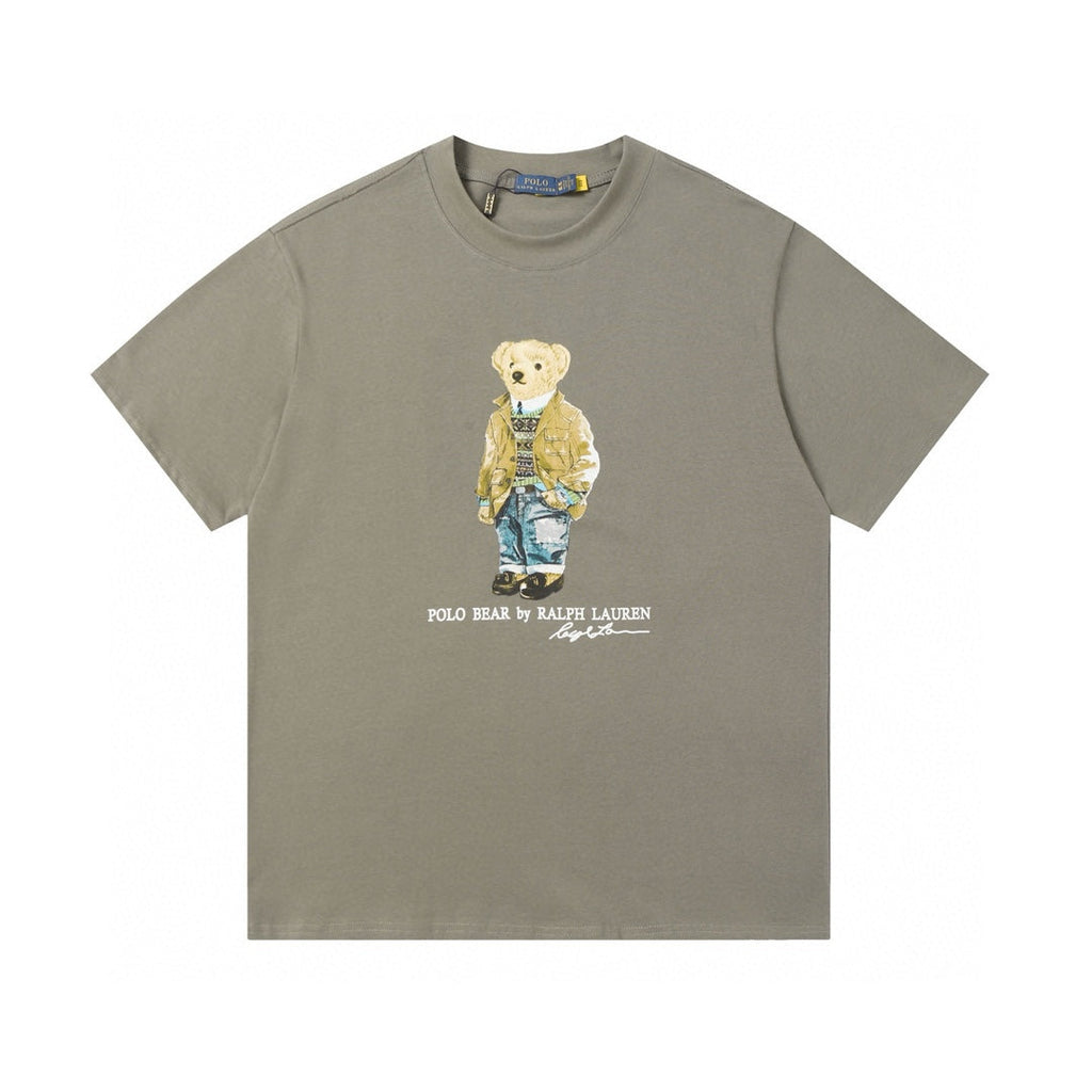 Ralph Lauren Classic Bear Print Crewneck T-Shirt