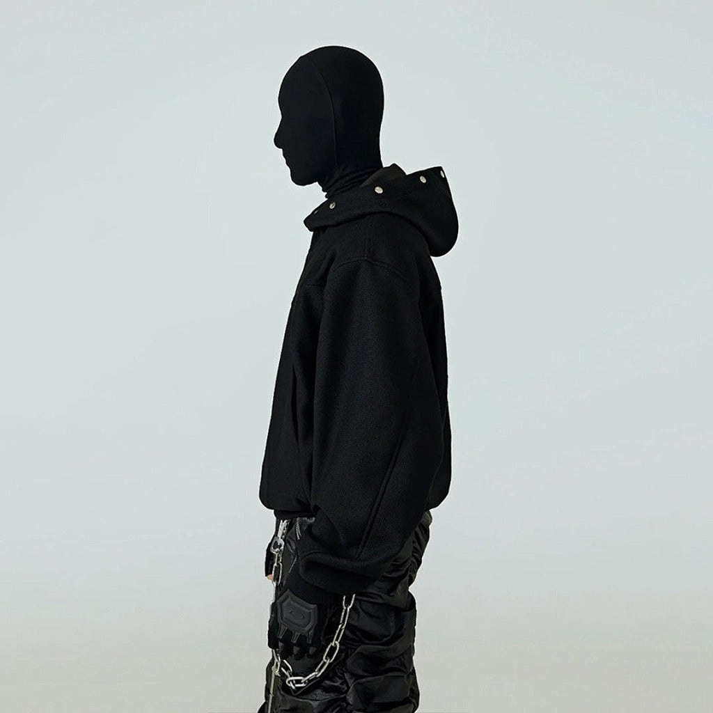 Unisex Streetwear Hoodie Double Hood