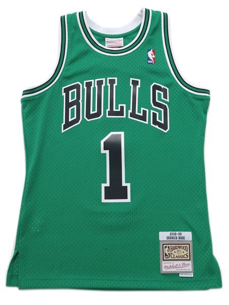 M&N Chicago Bulls Swingman Jersey Derrick Rose