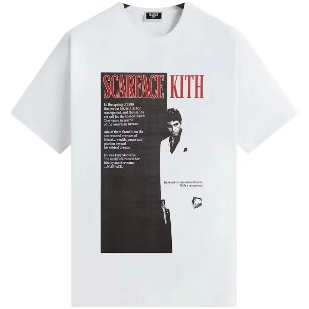Kith x Scarface Film Poster Vintage Tee White