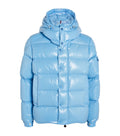 Moncler Maya 70 Down Jacket in Sky Blue