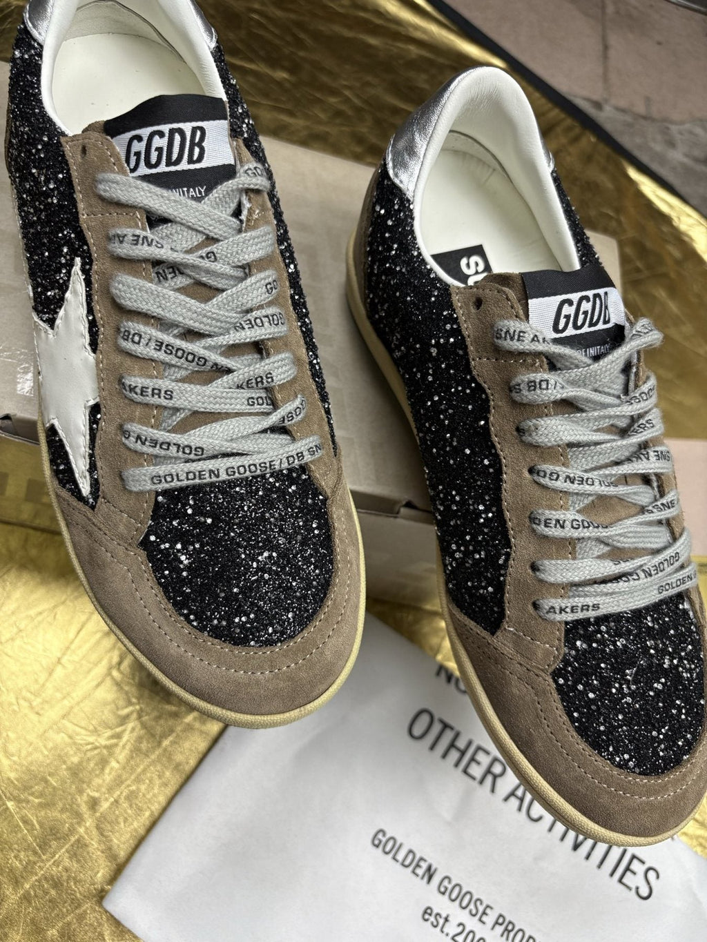 Golden Goose Star Low-Top Sneakers - Leopard-Print Laces