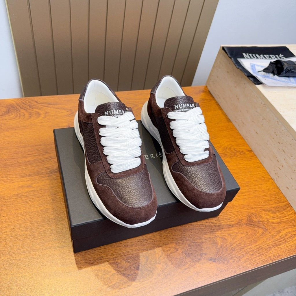 Numeris Paneled Low-Top Sneakers