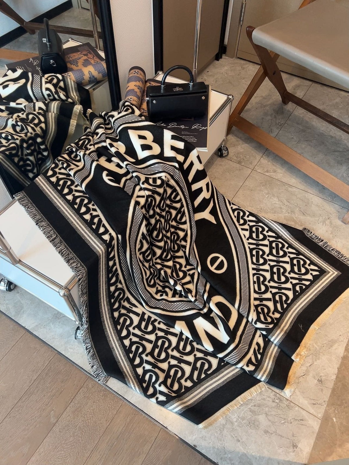 Burberry Graphic Square Scarf