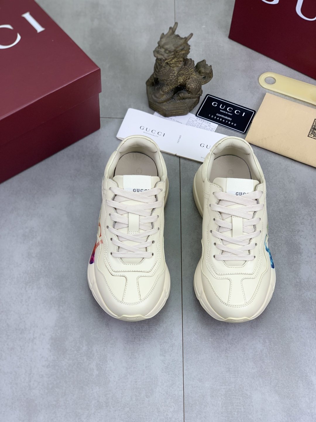 Gucci Multicolor Accent Chunky Sneakers