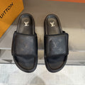 Louis Vuitton Monogram Strap Slide Sandals