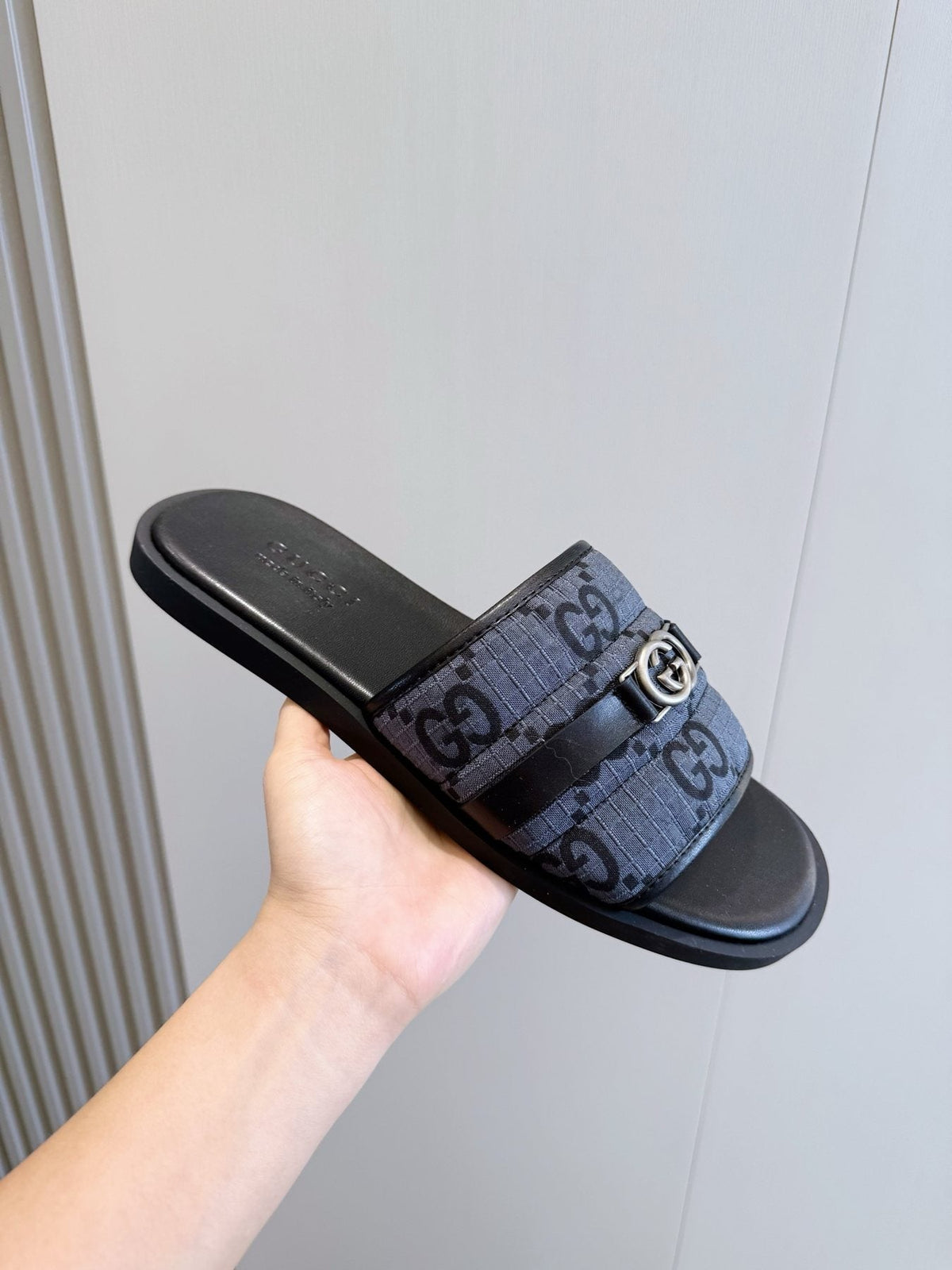 Gucci Interlocking G Slide Sandals