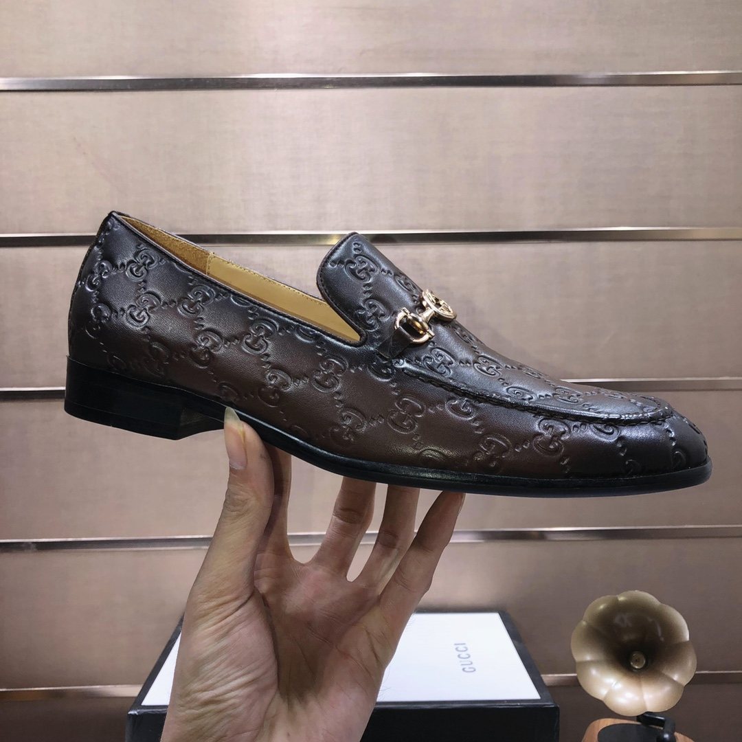Gucci Men's Patterned Bit Loafers