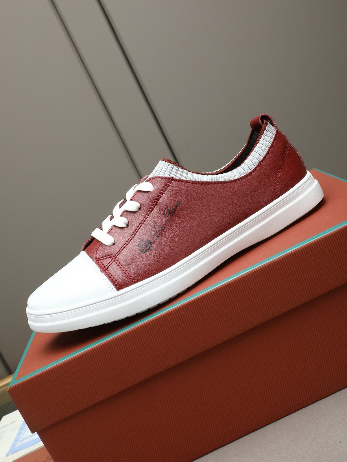 Loro Piana Lace-Up Low-Top Sneakers