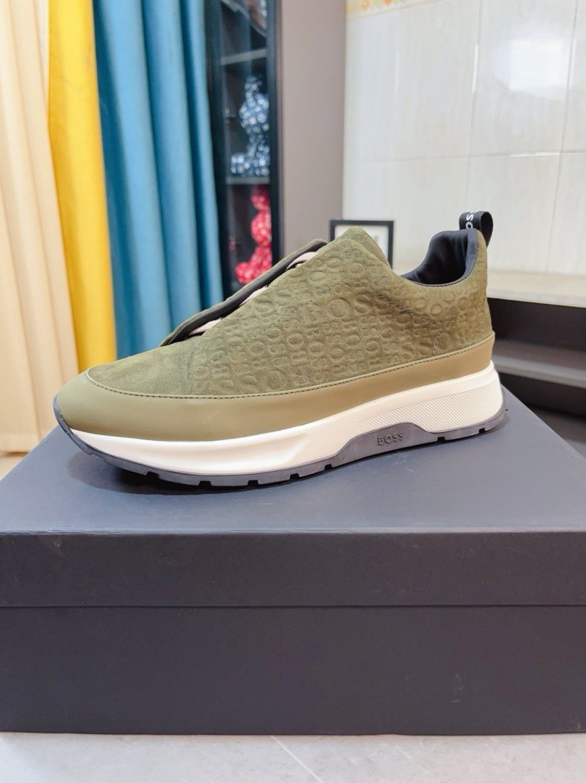 Hugo Boss Men's Textured Low-Top Sneakers