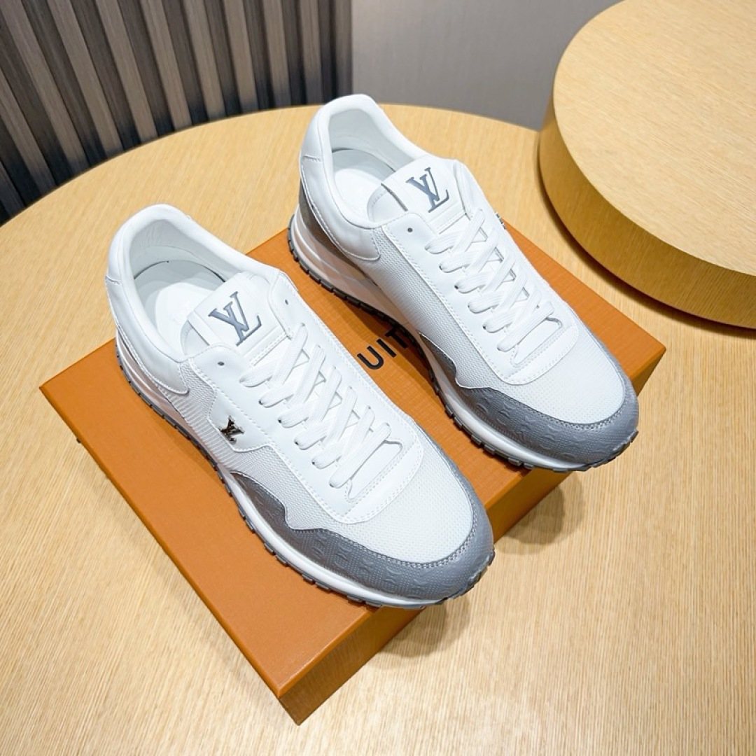 Louis Vuitton White Low-Top Sneakers