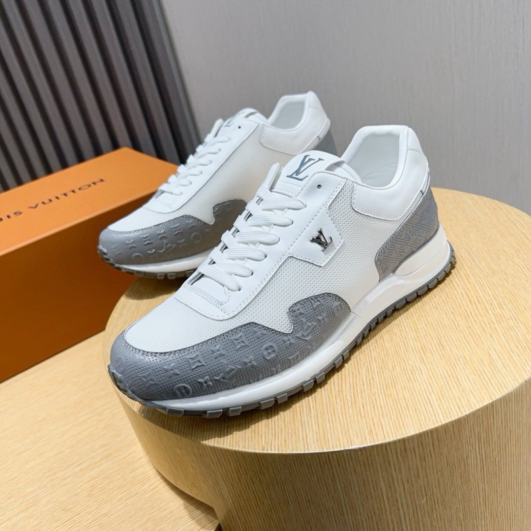 Louis Vuitton White Low-Top Sneakers