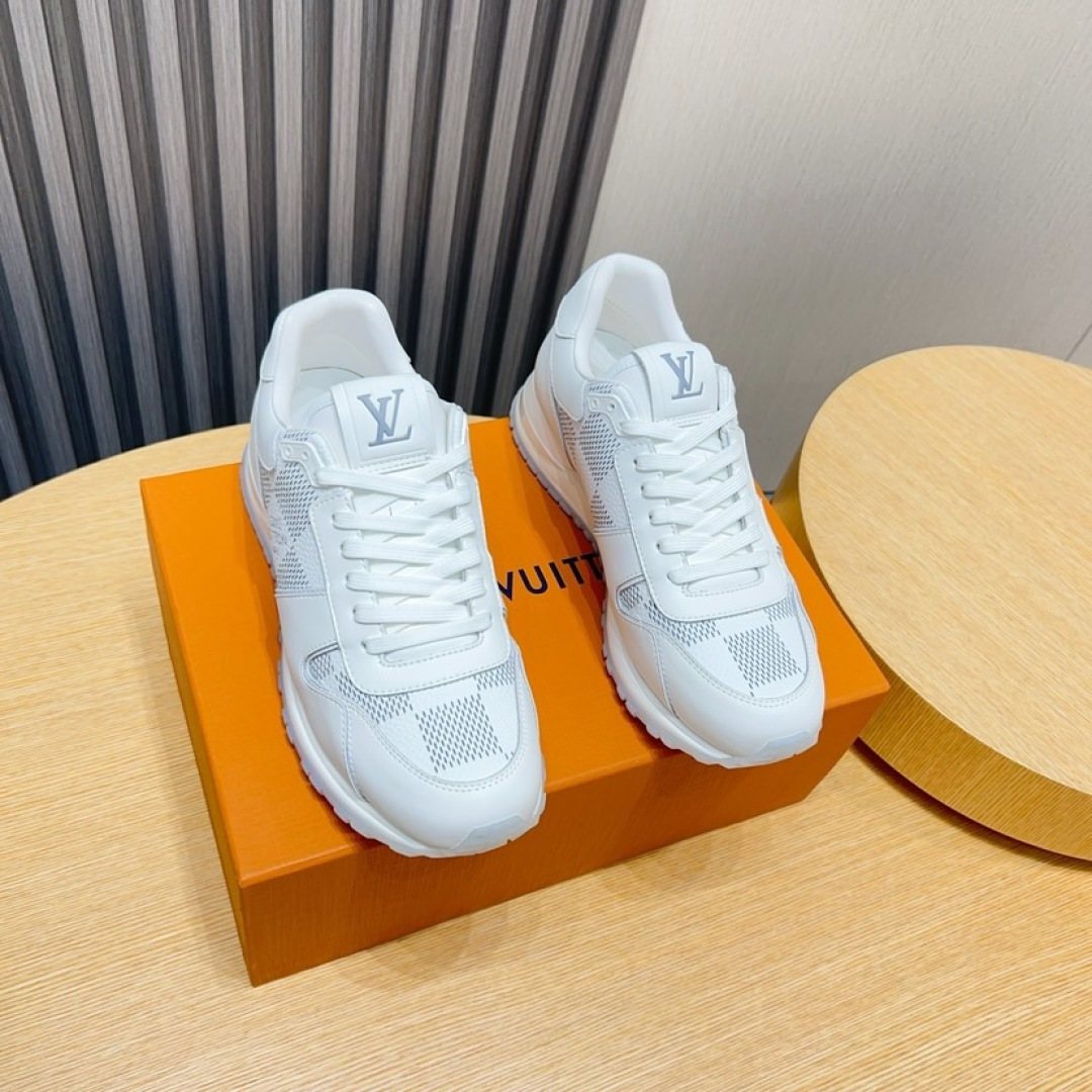 Louis Vuitton White Low-Top Sneakers